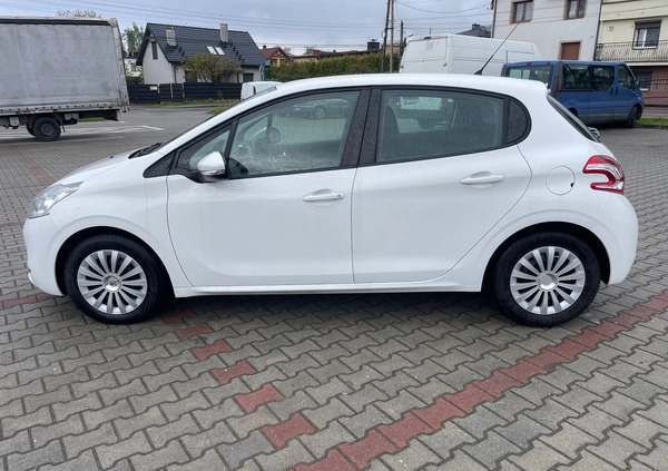 Peugeot 208 cena 20900 przebieg: 163000, rok produkcji 2013 z Tychy małe 56